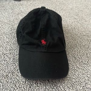 Black Polo Baseball Cap